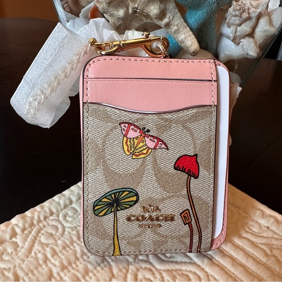 Coach NWT X Observed By Us Zip Card Case In Signature Canvas - Picture 9 of 10